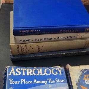 Scarce Vintage Astrology BUNDLE BOOK LOT